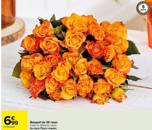 Bouquet De 30 Roses 