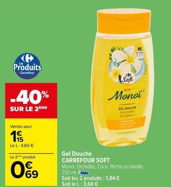 Carrefour - Gel Douche Soft offre à 1,15€ sur Carrefour Express
