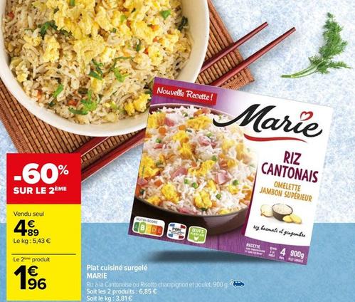 Marie - Plat Cuisiné Surgelé offre à 4,89€ sur Carrefour City