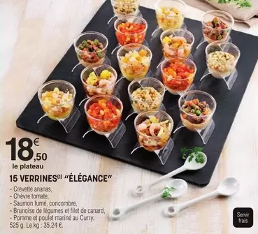 Le Plateau 15 Verrines offre à 18,5€ sur E.Leclerc