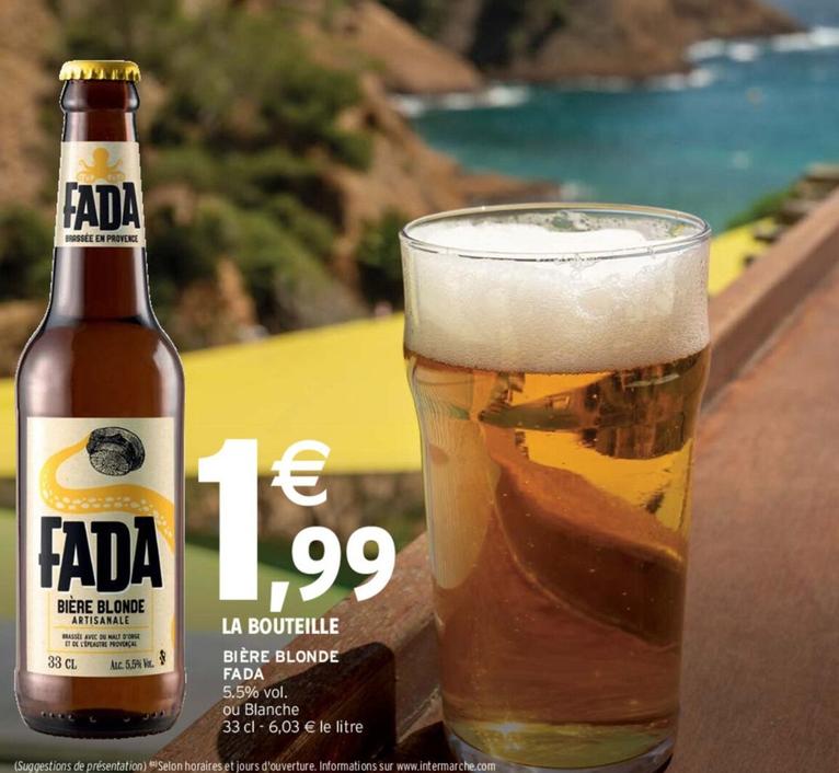 Fada - Bière Blonde  offre à 1,99€ sur Intermarché