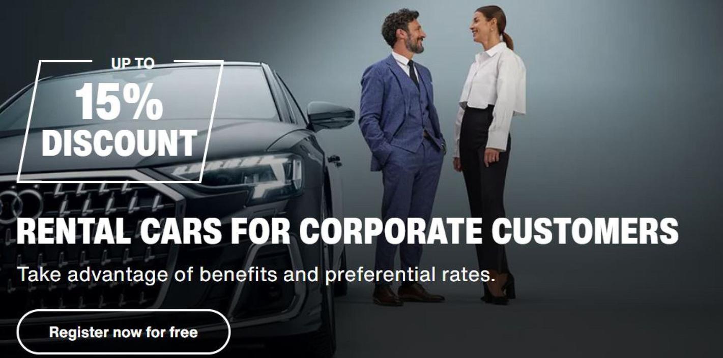 Audi - Rental Cars For Corporate Customers offre sur Sixt