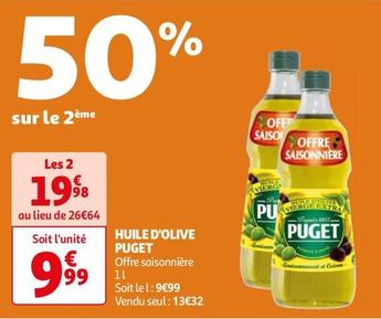 Puget - Huile D'olive offre à 13,32€ sur Auchan Supermarché
