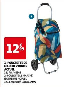 Actuel - Poussette De Marche 2 Roues  offre à 12,99€ sur Auchan Supermarché