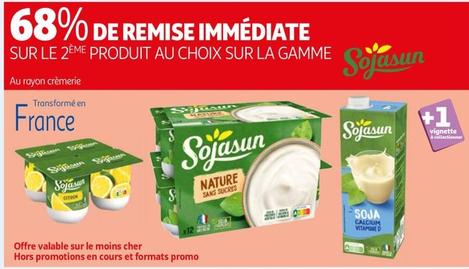 Sojasun - Sur La Gamme offre sur Auchan Supermarché