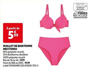 Inextenso - Maillot De Bain Femme offre à 5,99€ sur Auchan Hypermarché