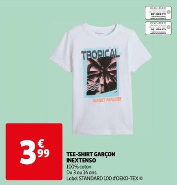 Inextenso - Tee-Shirt Garçon offre à 3,99€ sur Auchan Hypermarché