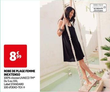 Inextenso - Robe De Plage Femme offre à 8,99€ sur Auchan Hypermarché
