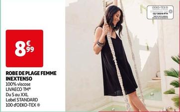 Inextenso - Robe De Plage Femme  offre à 8,99€ sur Auchan Hypermarché