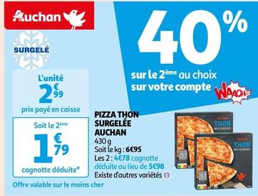 Auchan - Pizza Thon Surgelee offre sur Auchan Supermarché