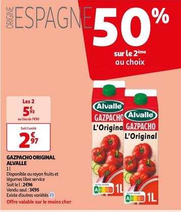 Alvalle - Gazpacho Original  offre à 2,97€ sur Auchan Supermarché