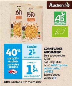 Auchan Bio - Corn Flakes offre à 2,56€ sur Auchan Supermarché
