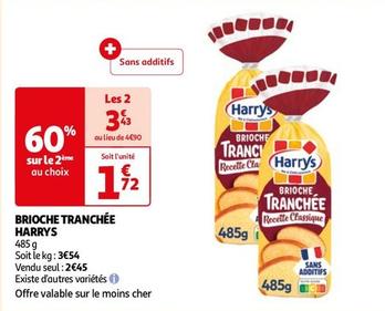 Harry's - Brioche Tranchee  offre à 1,72€ sur Auchan Supermarché