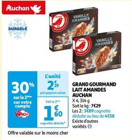 Auchan - Grand Gourmand Lait Amandes  offre à 2,29€ sur Auchan Supermarché