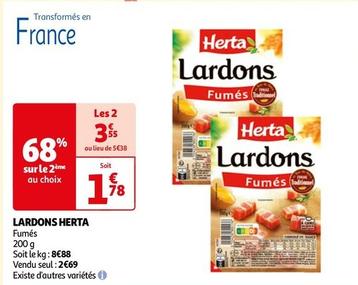 Herta - Lardons  offre à 2,69€ sur Auchan Supermarché