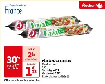 Auchan - Pâte À Pizza offre à 1,12€ sur Auchan Supermarché