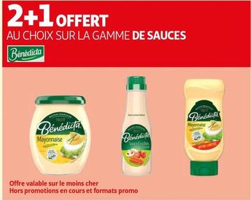 Bénédicta - Sur La Gamme De Sauces offre sur Auchan Supermarché