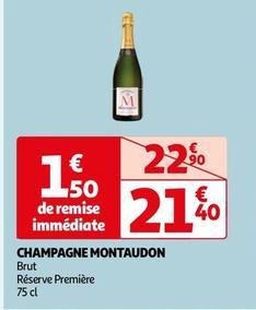 Montaudon - Champagne  offre à 21,4€ sur Auchan Supermarché