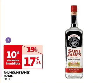 Saint James - Rhum Royal offre à 17,51€ sur Auchan Supermarché
