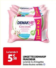 Demak Up - Lingettes Fraicheur offre à 5,38€ sur Auchan Supermarché
