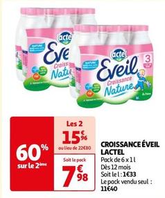 Lactel - Croissance Éveil offre à 7,98€ sur Auchan Supermarché