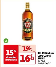 Havana Club - Rhum Cuban offre à 16,92€ sur Auchan Supermarché