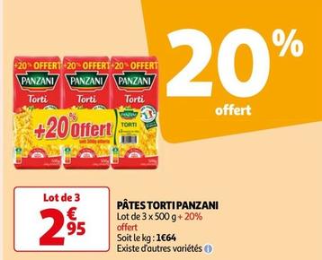 Panzani - Pâtes Torti offre à 2,95€ sur Auchan Supermarché