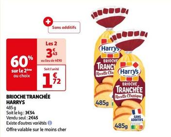 Harry's - Brioche Tranchee  offre à 1,72€ sur Auchan Supermarché