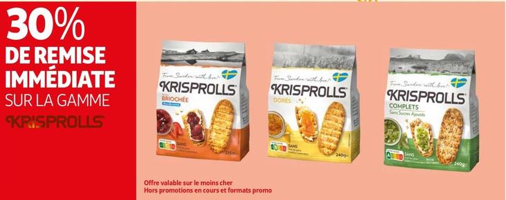 Krisprolls - Sur La Gamme  offre sur Auchan Supermarché