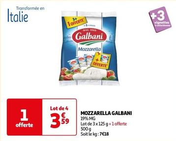 Galbani - Mozzarella offre à 3,59€ sur Auchan Supermarché