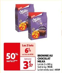 Milka - Brownie Au Chocolat offre à 3,37€ sur Auchan Supermarché