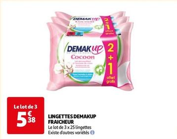 Demak Up - Lingettes Fraicheur offre à 5,38€ sur Auchan Supermarché