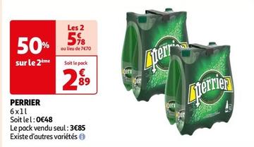 Perrier - 6x1l offre à 3,85€ sur Auchan Supermarché