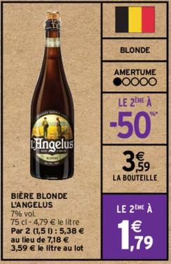 Bière L'Angelus - Bière Blonde offre à 3,59€ sur Intermarché Express