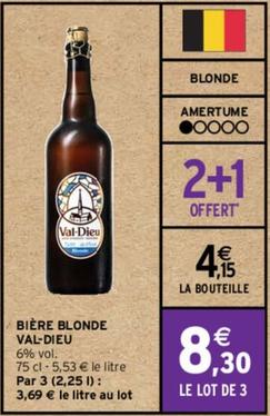Val Dieu - Bière Blonde  offre à 4,15€ sur Intermarché Express
