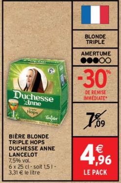 Brasserie Lancelot - Bière Blonde Triple Hops Duchesse Anne offre à 4,96€ sur Intermarché Express