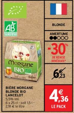 Brasserie Lancelot - Bière Morgane Blonde Bio offre à 4,36€ sur Intermarché Express