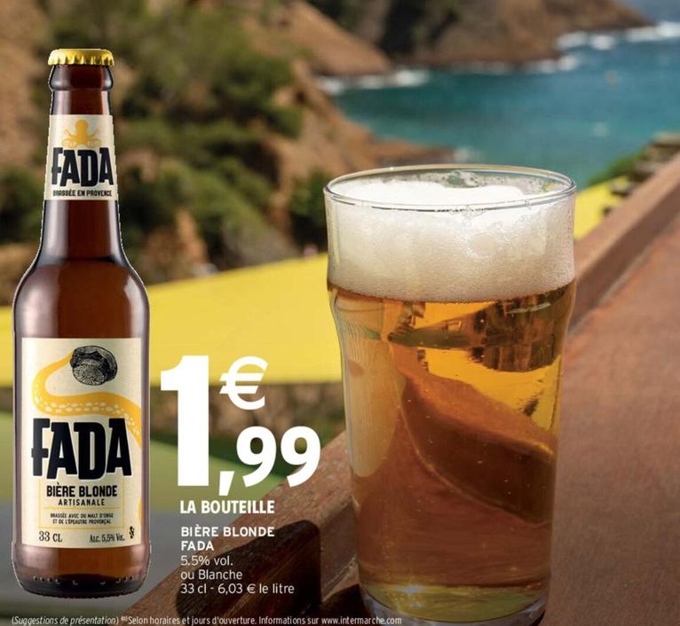 Fada - Bière Blonde  offre à 1,99€ sur Intermarché Hyper