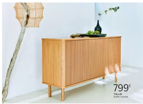 Tallin Buffet 3 Portes offre à 799€ sur Alinéa