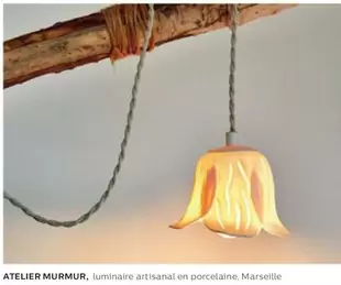 Atelier Murmur Luminaire Artisanal En Porcelaine, Marseille offre sur Alinéa