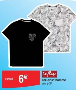 Influx - Tee Shirt Homme offre à 6€ sur Cora