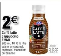 Emmi - Caffé Latté Cappuccino offre à 2€ sur Cora