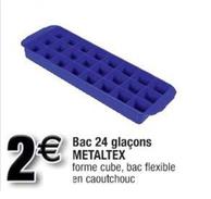 Metaltex - Bac 24 Glaçons offre à 2€ sur Cora