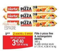 Herta - Pâte À Pizza Fine & Rectangulaire offre à 1,7€ sur Cora