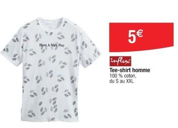 Influx - Tee-shirt Homme offre à 5€ sur Cora