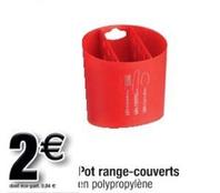 Pot Range-Couverts  offre à 2€ sur Cora