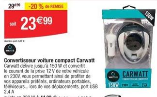 Carwatt - Voiture Compact  offre à 23,99€ sur Cora