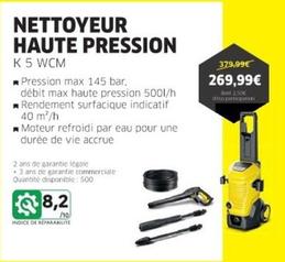 Nettoyeur Haute Pression offre à 269,99€ sur Cora