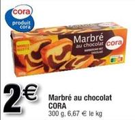 Cora - Marbré Au Chocolat offre à 2€ sur Cora