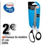 Cora - Ciseaux Bi-Matière offre à 2€ sur Cora
